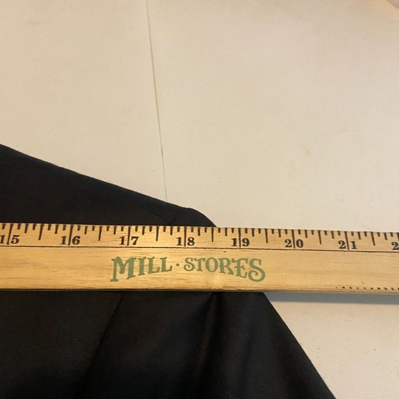 ProntoMODA Men 38L Tuxedo Suit Jacket Satin Lapel Black 2 Button Long 100% Wool - Picture 5 of 14